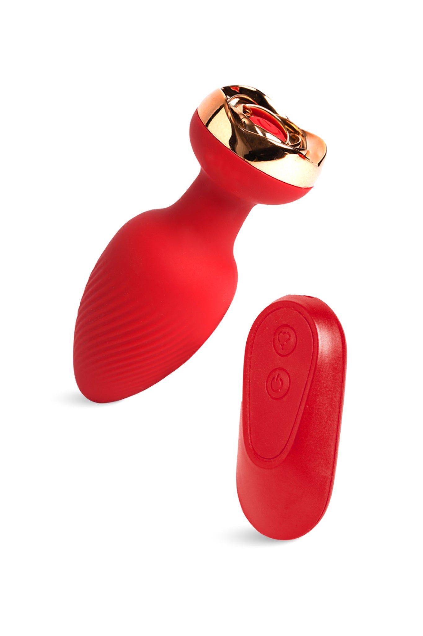 Rubino - Plug Anale Vibrante con Telecomando Rubino - Plug Anale Vibrante con Telecomando