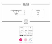 831 Crotchless Thong - Perizoma e Slip Sexy MySecretCase