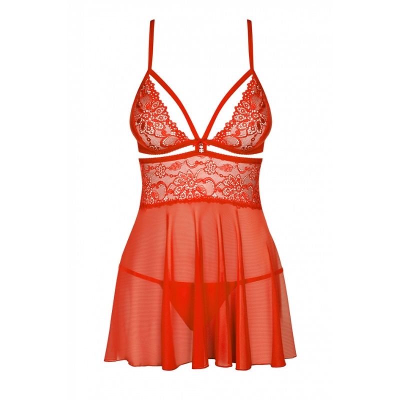 838 Babydoll & Thong Red - Baby Doll MySecretCase