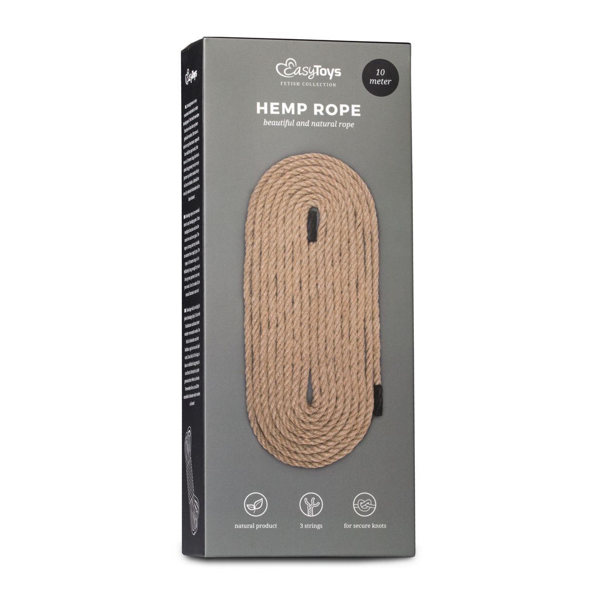 Hemp Bondage Rope - 10M - Corde Bondage MySecretCase