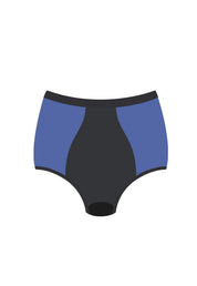 Culotte Vita Alta Nero - linea Bloomin - Mutandine Assorbenti Fluyda