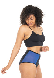 Culotte Vita Alta Nero - linea Bloomin - Mutandine Assorbenti Fluyda