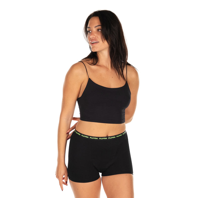 Boxer Organic Cotton + - Mutandine Assorbenti Fluyda