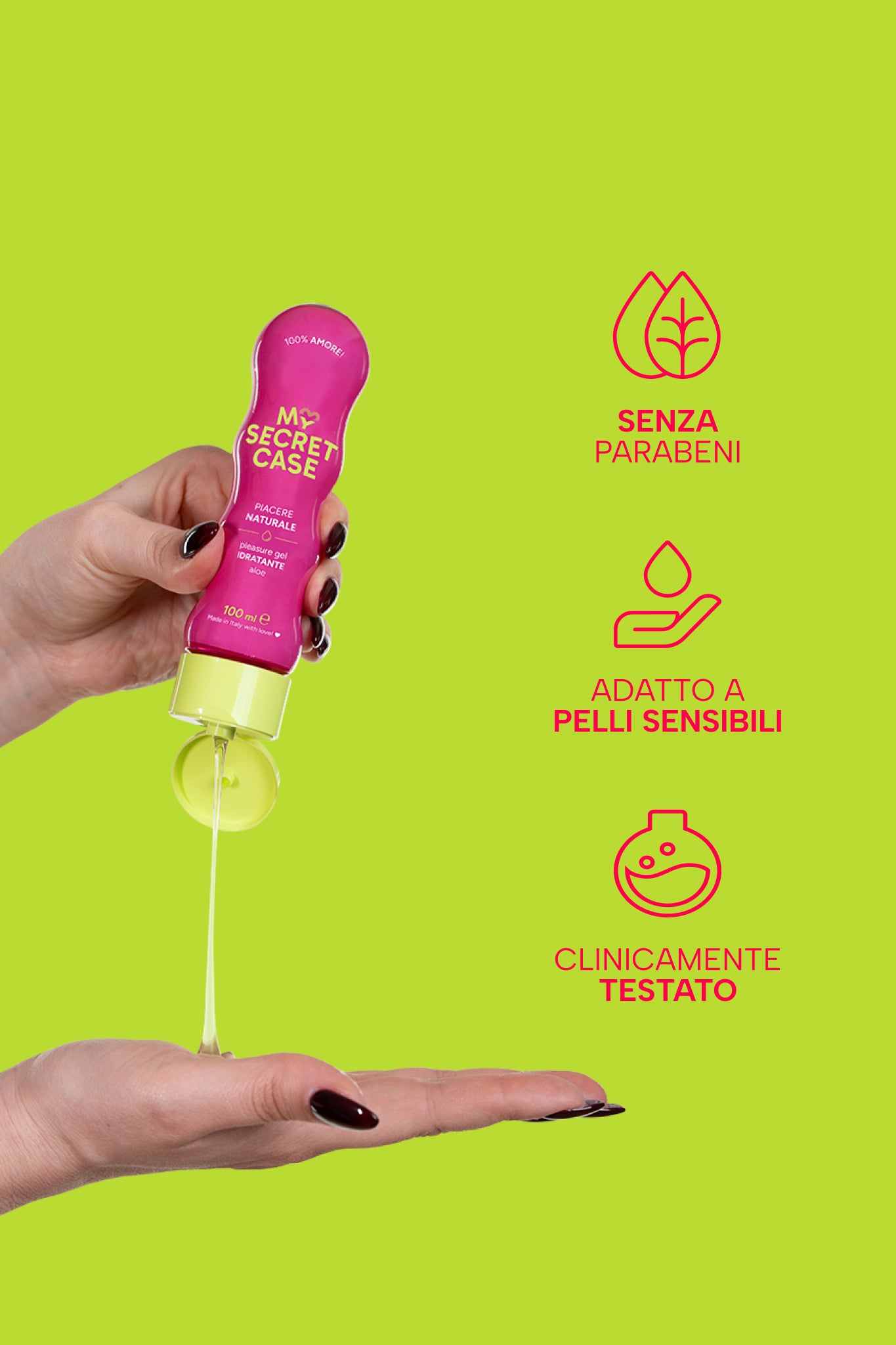 Piacere Naturale - 100 ml - Lubrificante Idratante osmos