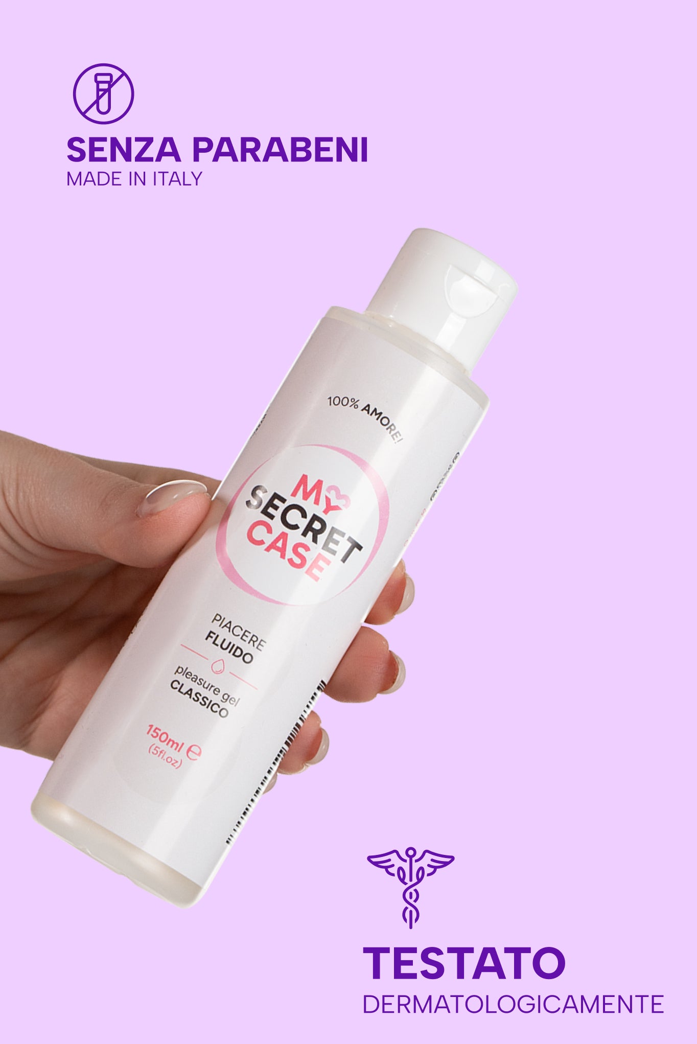 Piacere Fluido 150 ml - Lubrificanti Vaginali MySecretCase