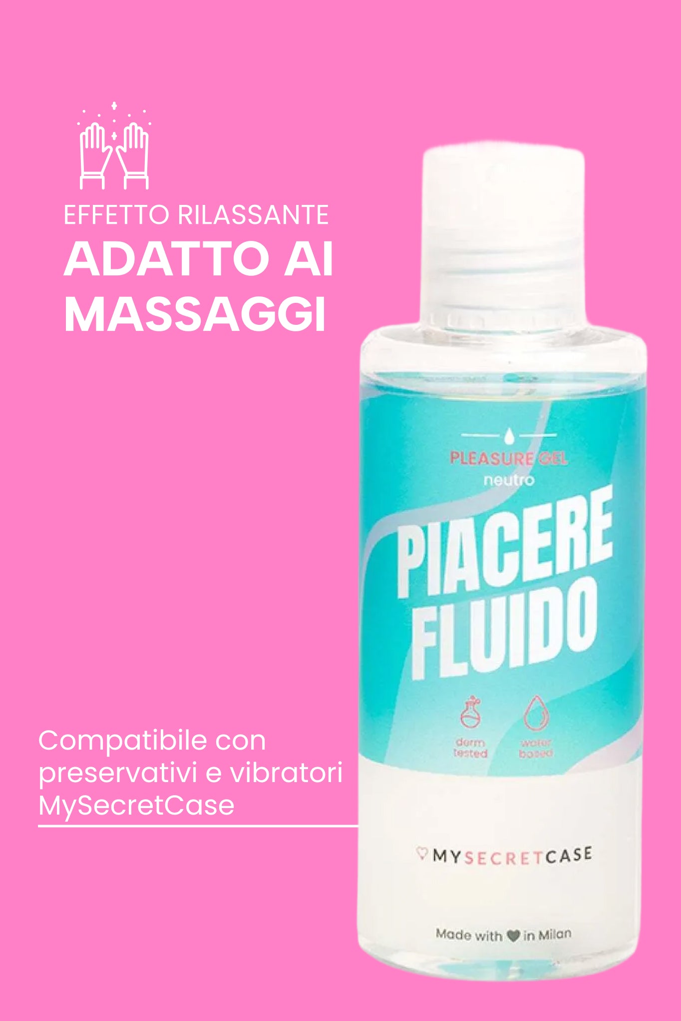 Piacere Fluido - 150 ml - Lubrificante Naturale MySecretCase