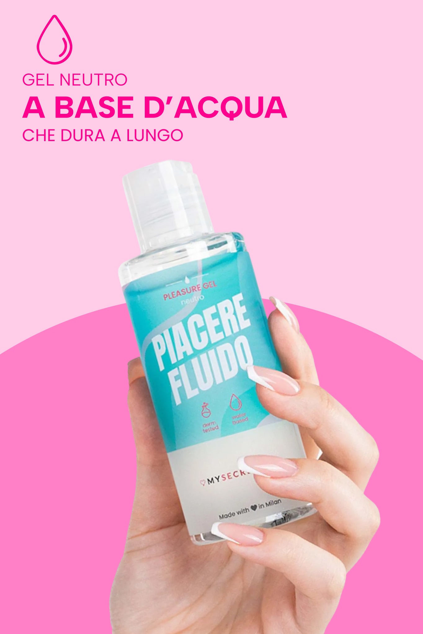 Piacere Fluido - 150 ml - Lubrificante Naturale MySecretCase