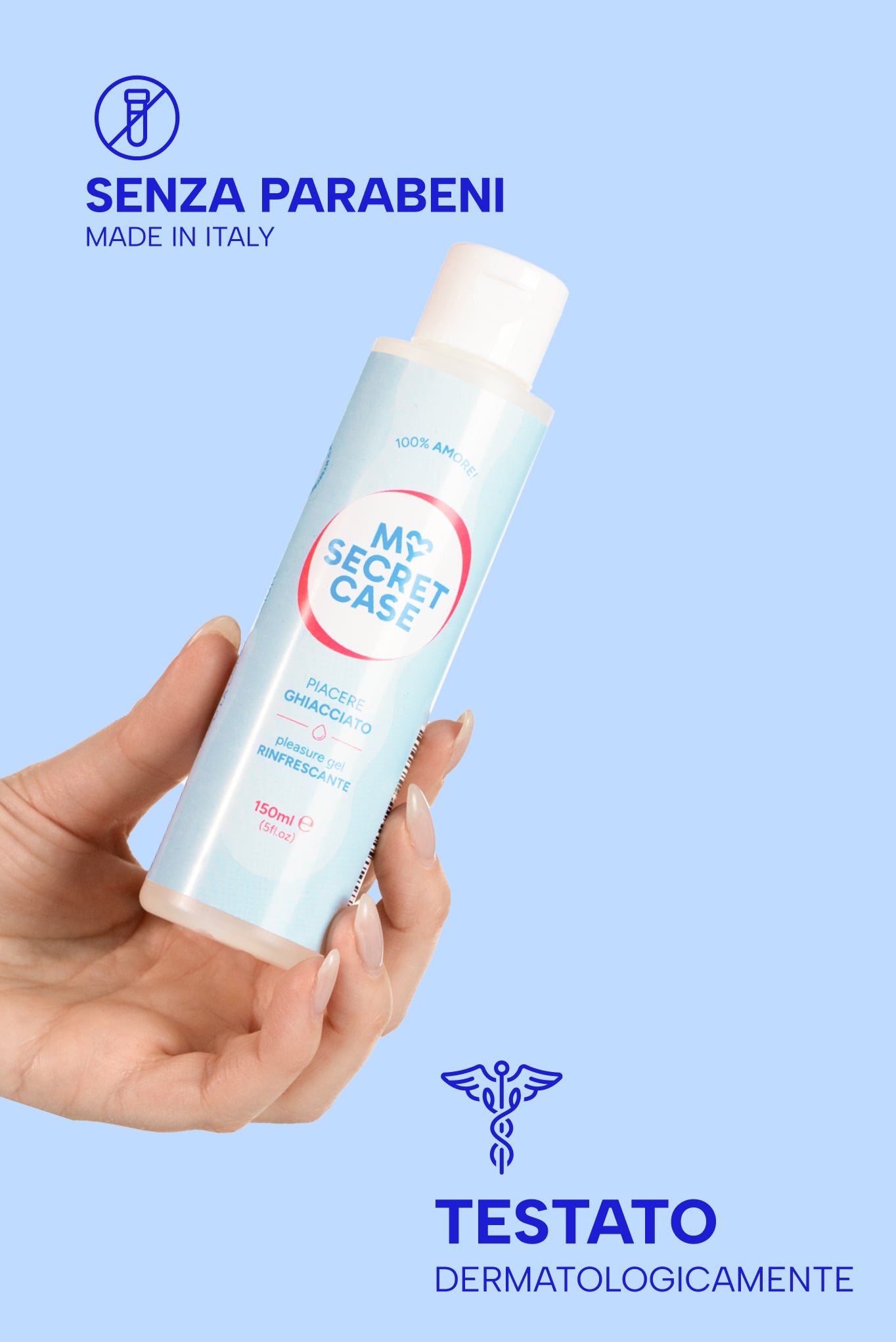 Piacere Ghiacciato - 150 ml - Lubrificanti Vaginali MySecretCase