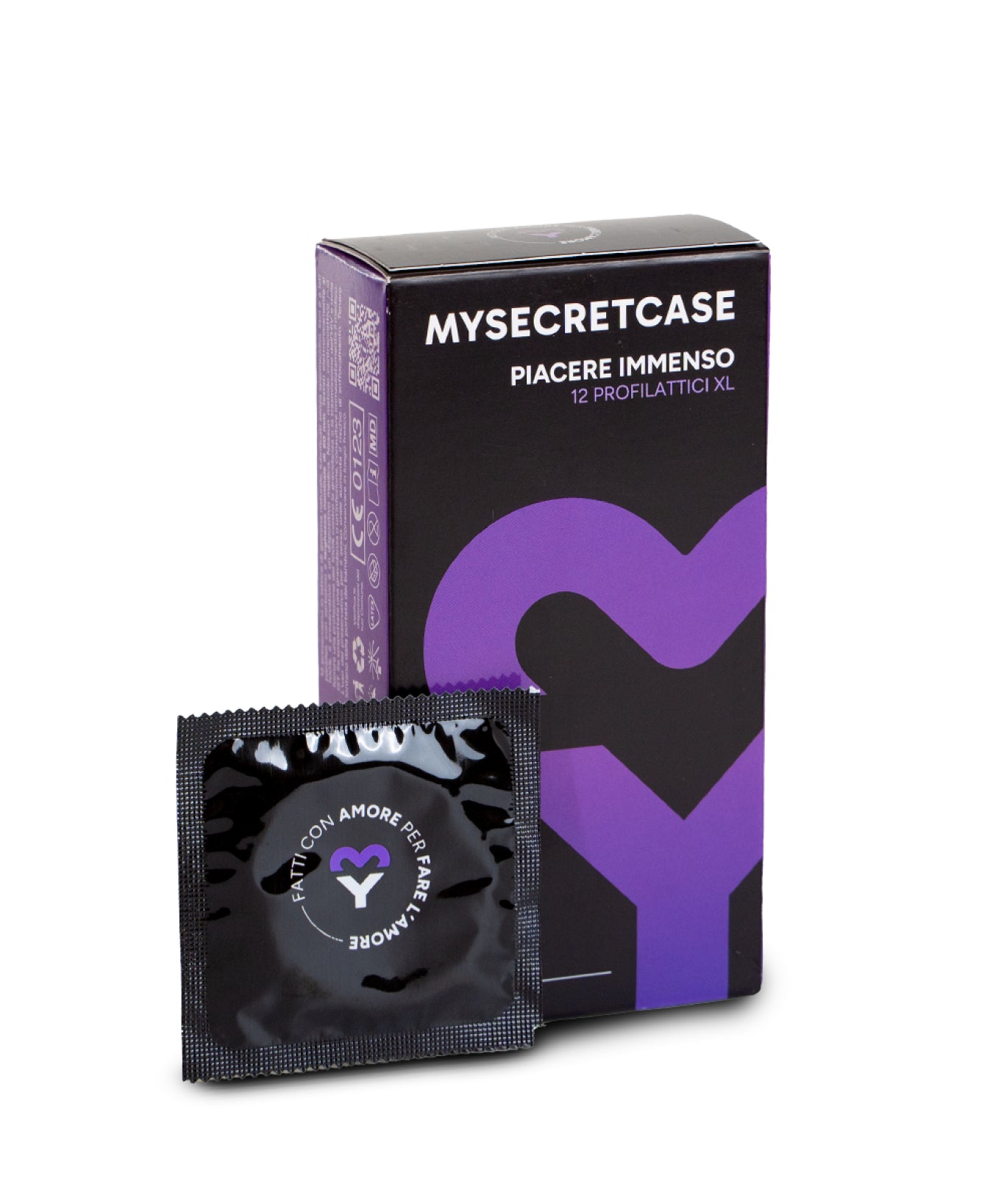 Piacere immenso 12 pezzi - Preservativi XL Mysecretcase
