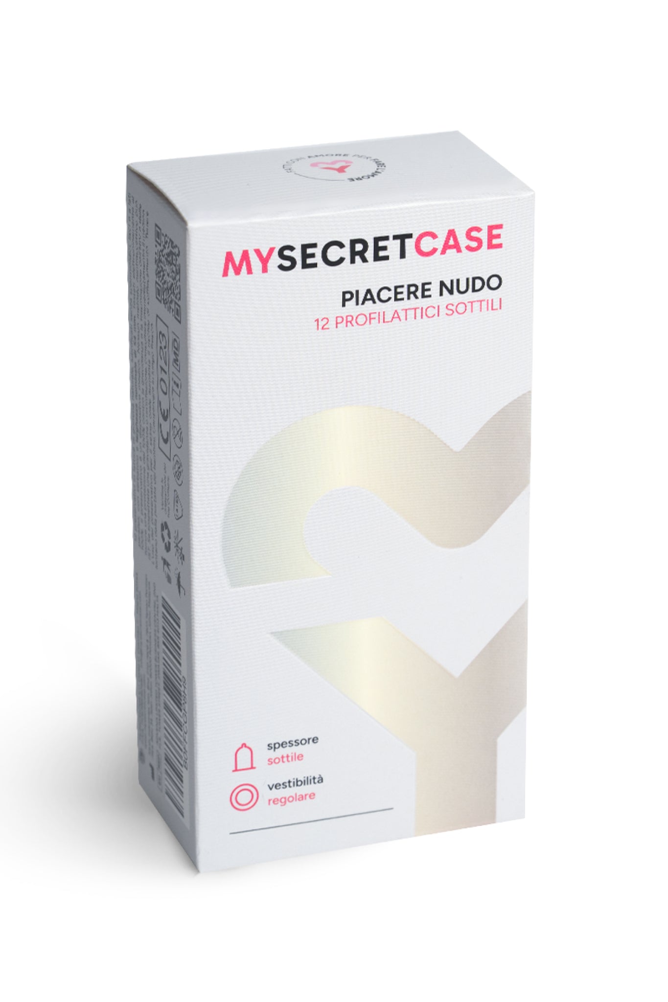 Piacere Nudo - 12 pezzi - Preservativi Sottili Karex