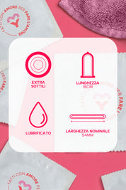 Piacere Nudo - 100 pezzi - Preservativi Sottili Karex