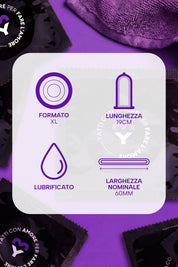Piacere Immenso - 100 pezzi - Preservativi XL Karex
