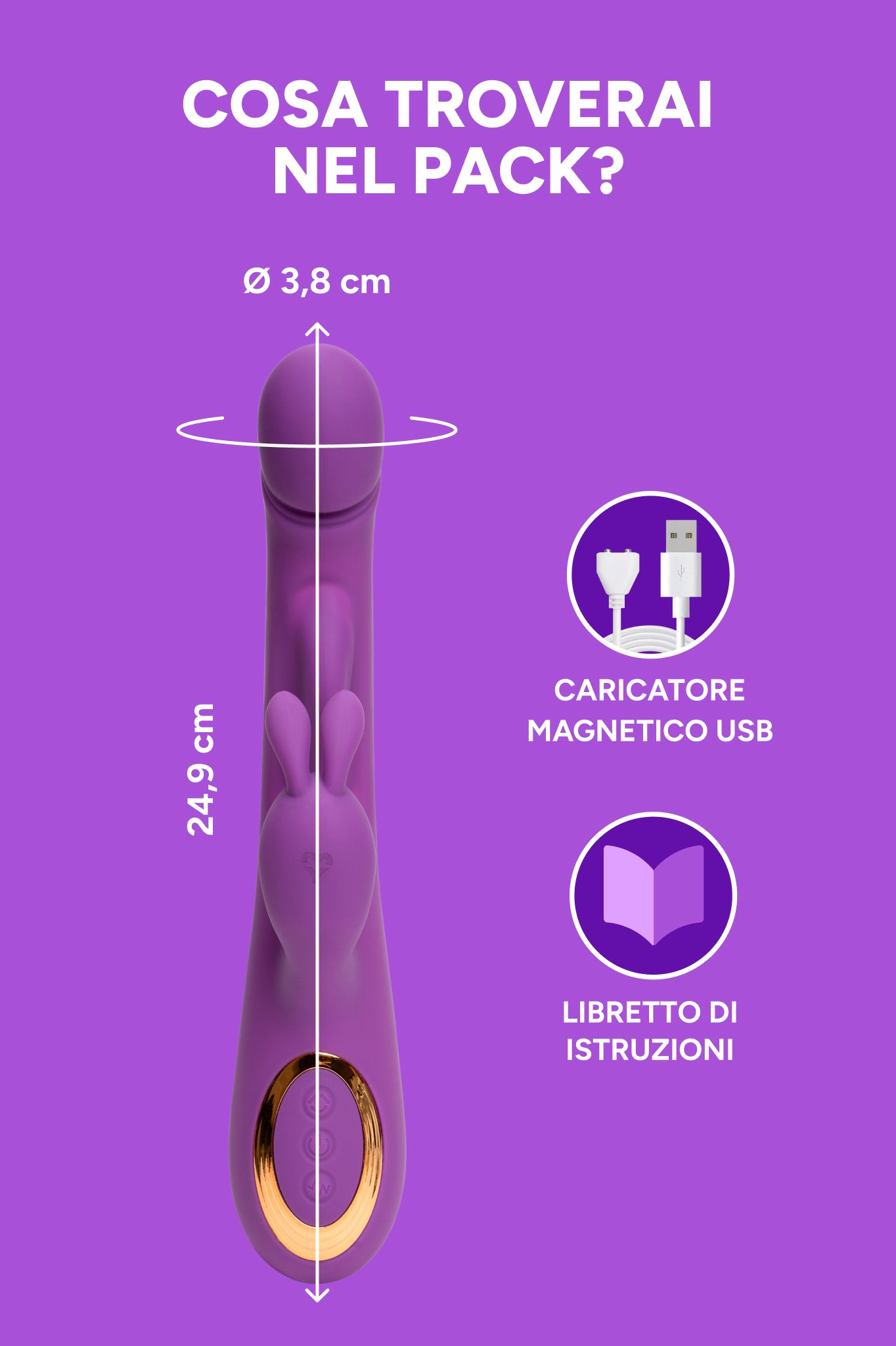 Monella - Vibratore Rabbit MySecretCase