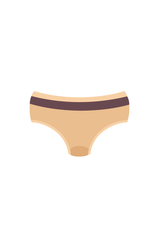 Slip Nude - linea Bloomin - Mutandine Assorbenti FLUYDA