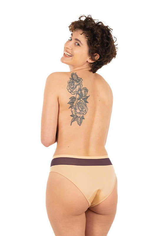 Slip Nude - linea Bloomin - Mutandine Assorbenti FLUYDA