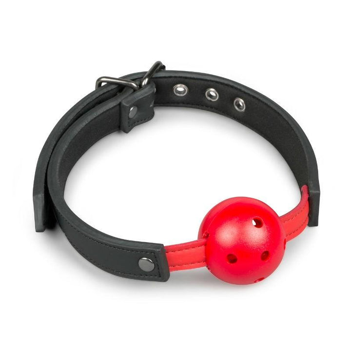 Ball Gag Red With Holes 